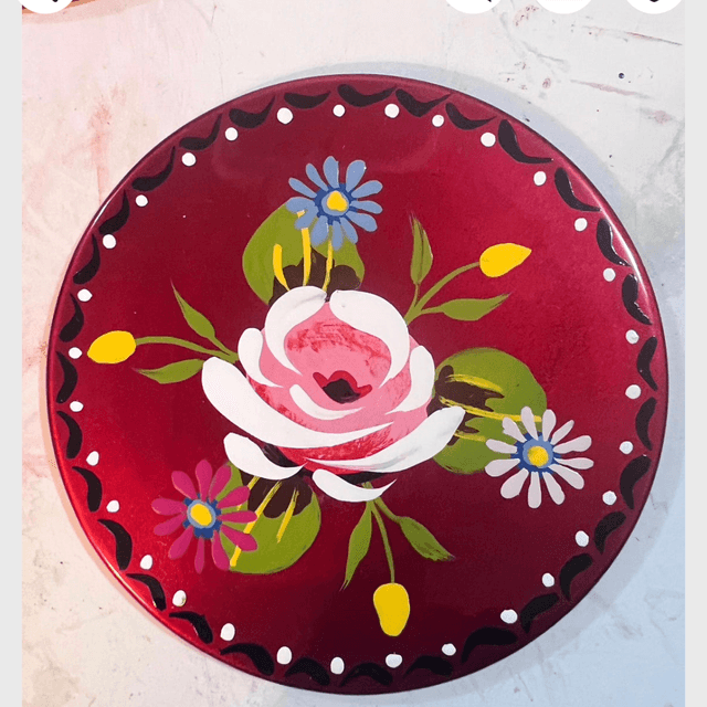 Hand painted Coasters inspired by Canal Art