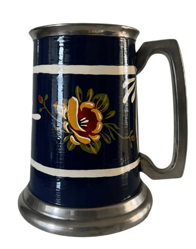 Handcrafted 2pt XL Pewter Tankard 