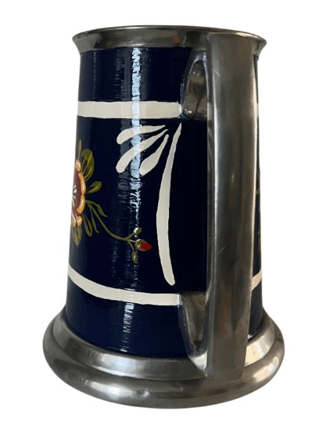Handcrafted 2pt XL Pewter Tankard 
