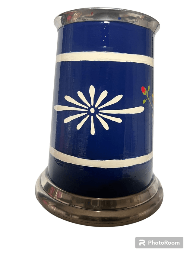 Handcrafted 2pt XL Pewter Tankard 