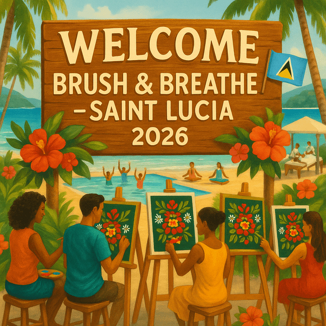 Brush & Breathe Canal Art Retreat - Saint Lucia 2026